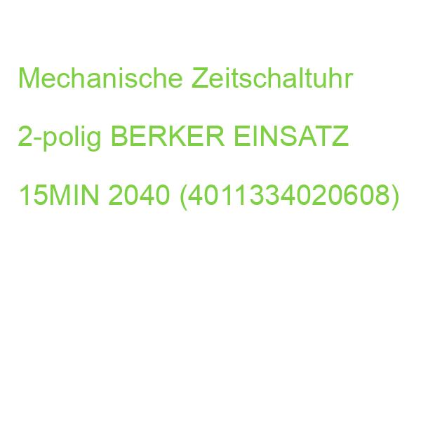 Mechanische Zeitschaltuhr 2-polig BERKER EINSATZ 15MIN 2040 (4011334020608)
