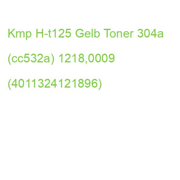 Kmp H-t125 Gelb Toner Kompatibel Zu Hp 304a (cc532a) 1218,0009 (4011324121896)