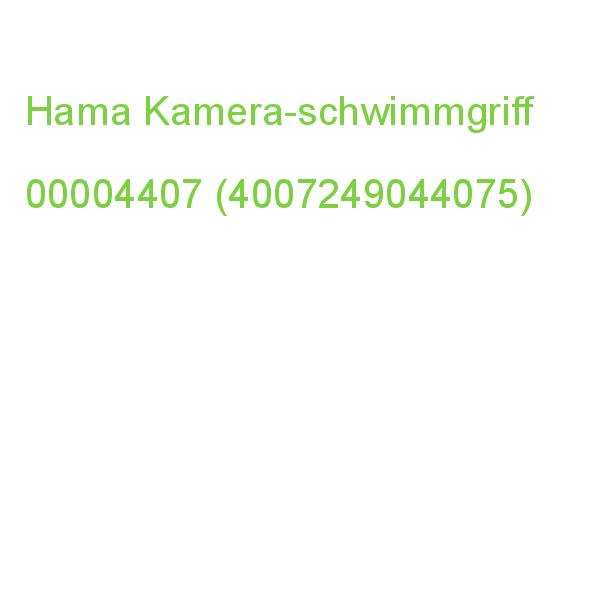 Hama Schwimmgriff Für Actioncams 00004407 (4007249044075)
