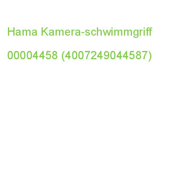 Hama Schwimmgriff Für Actioncams 00004458 (4007249044587)