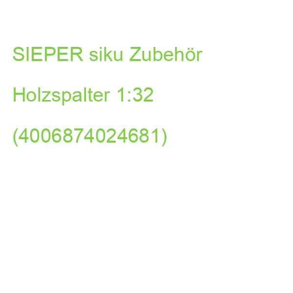 SIEPER siku Zubehör Holzspalter 1:32 (4006874024681)