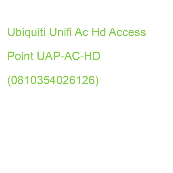 Ubiquiti Unifi Ac Hd Access Point UAP-AC-HD (0810354026126)