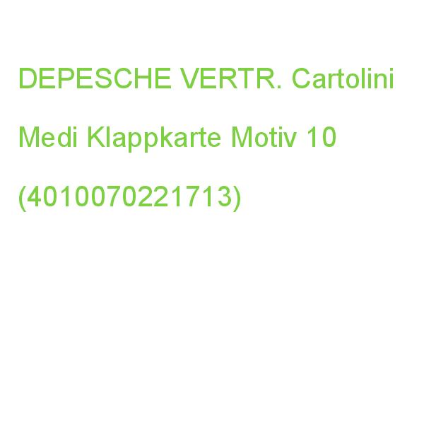 DEPESCHE Klappkarte Cartolini Medi Motiv 10