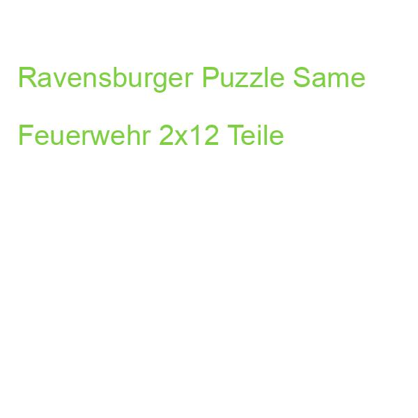 Ravensburger Puzzle Feuerwehrmann Sam 2x12 Teile