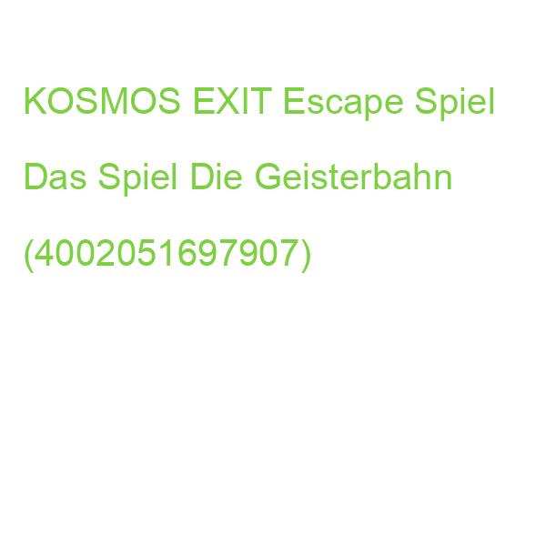 KOSMOS EXIT Escape Spiel Das Spiel Die Geisterbahn (4002051697907)