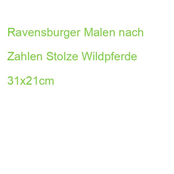Ravensburger Malen nach Zahlen Stolze Wildpferde 31x21cm