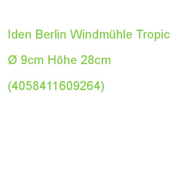 IDENIMPORT Iden Basic Windmühle 9x28cm (4058411609264)