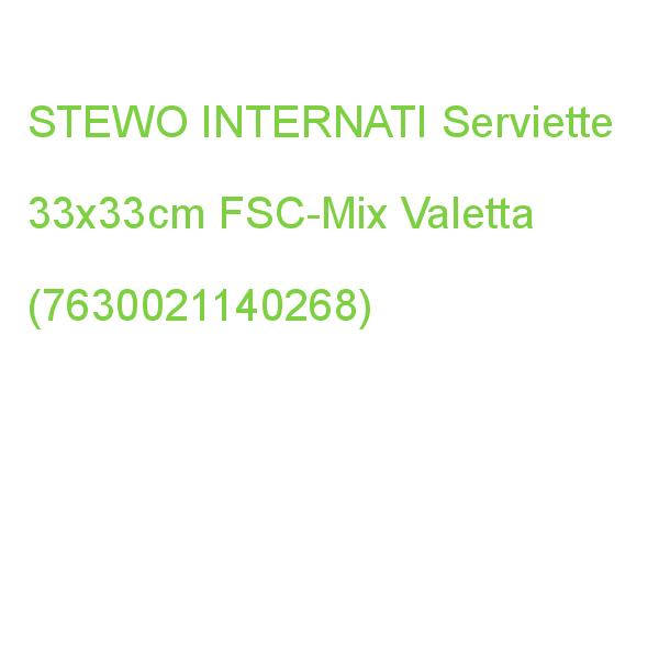 BAIER STEWO Servietten Valetta mehrfarbig 33x33cm 20 Stück 3lagig (7630021140268)