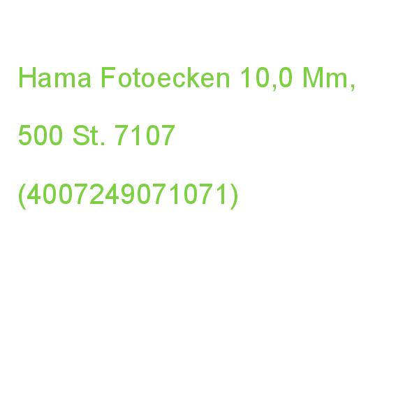 Hama Fotoecken 10,0 Mm, 500 St. 7107 (4007249071071)