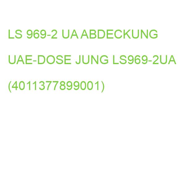 LS 969-2 UA ABDECKUNG UAE-DOSE JUNG LS969-2UA (4011377899001)