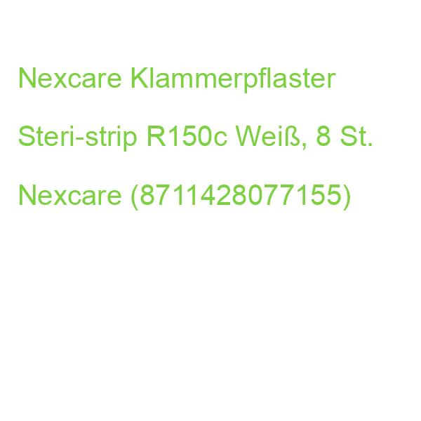 Nexcare Klammerpflaster Steri-strip R150c Weiß, 8 St. Nexcare (8711428077155)