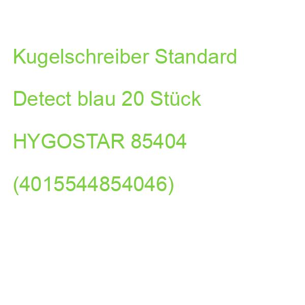 Kugelschreiber Standard Detect blau 20 Stück HYGOSTAR 85404 (4015544854046)