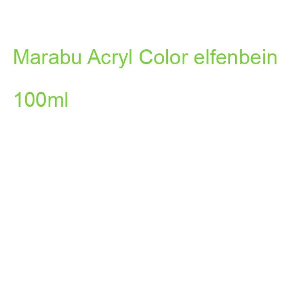Marabu Acryl Color elfenbein 100ml