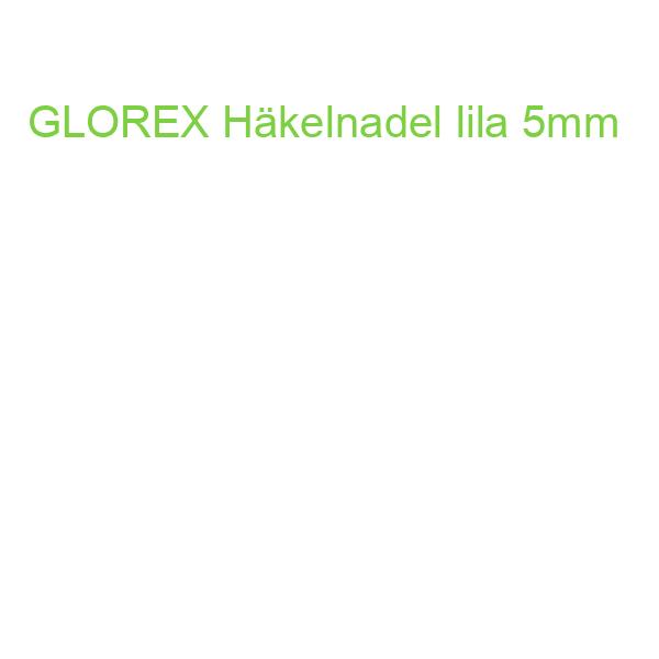 GLOREX Häkelnadel lila 5mm