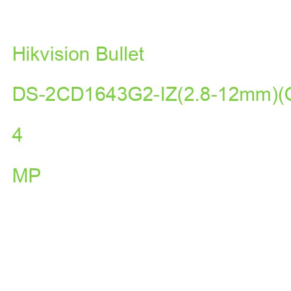 Hikvision Bullet DS-2CD1643G2-IZ(2.8-12mm)(O-STD) 4 MP