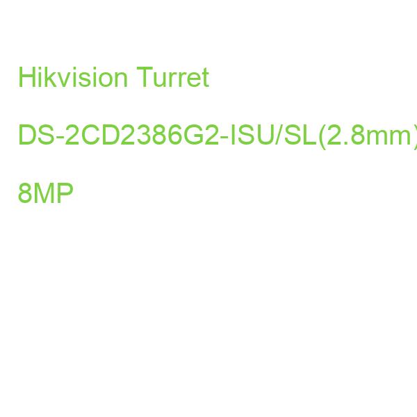 Hikvision Turret DS-2CD2386G2-ISU/SL(2.8mm)(C) 8MP