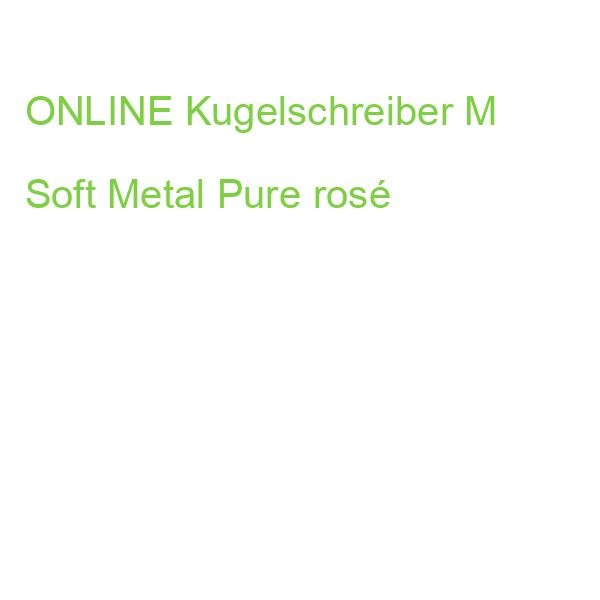 ONLINE Kugelschreiber M Soft Metal Pure rose
