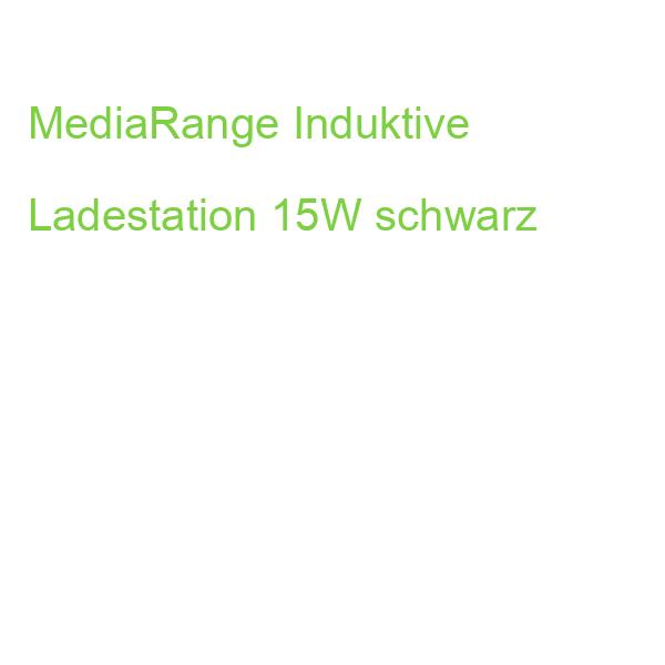 MediaRange Induktive Ladestation 15W schwarz