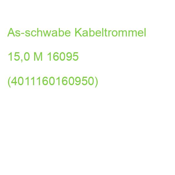 As-schwabe Kabeltrommel 15,0 M 16095 (4011160160950)