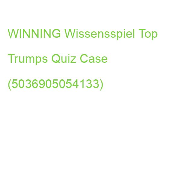 WINNING Wissensspiel Top Trumps Quiz Case (5036905054133)