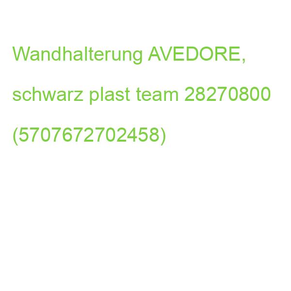 Wandhalterung AVEDORE, schwarz plast team 28270800 (5707672702458)