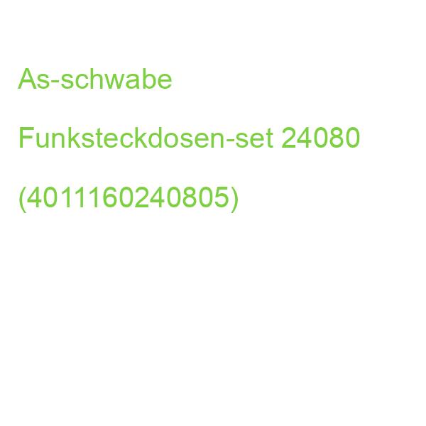 As-schwabe Funksteckdosen-set 24080 (4011160240805)