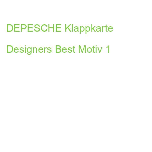 DEPESCHE Klappkarte Designers Best Motiv 1
