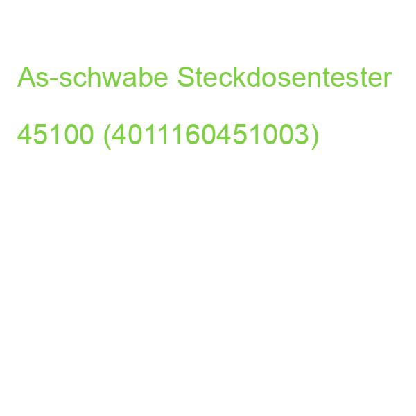 As-schwabe Steckdosentester 45100 (4011160451003)