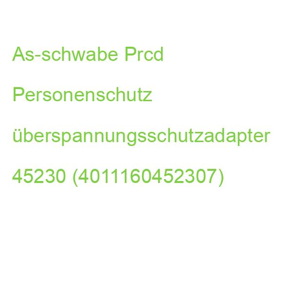 As-schwabe Prcd Personenschutz überspannungsschutzadapter 45230 (4011160452307)