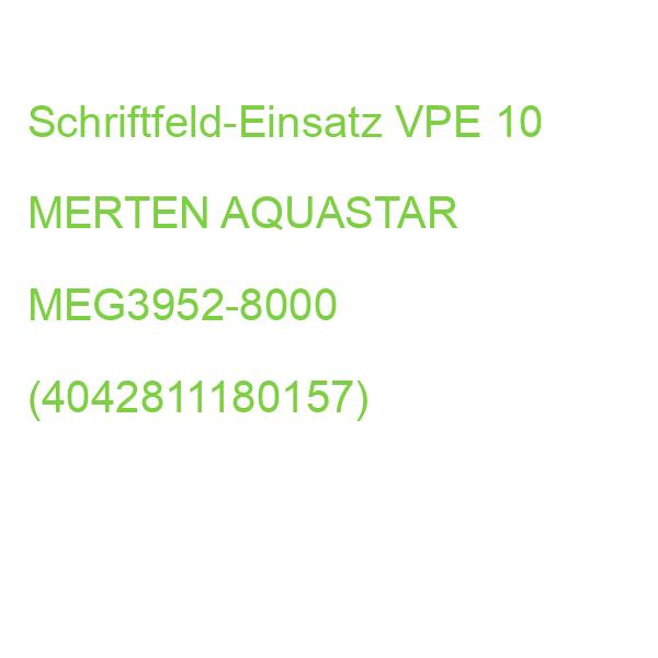 Schriftfeld-Einsatz VPE 10 MERTEN AQUASTAR MEG3952-8000 (4042811180157)