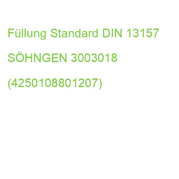 Füllung Standard DIN 13157 SÖHNGEN 3003018 (4250108801207)
