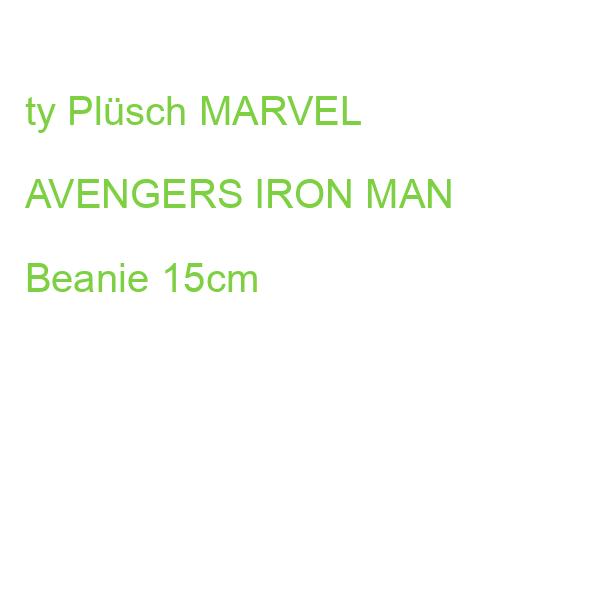 TY Marvel The Avengers Iron Man Beanie 15cm (0008421411900)