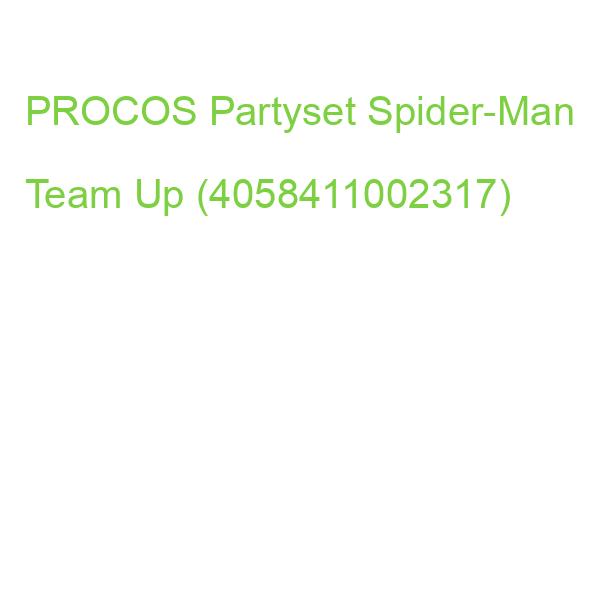 PROCOS Partyset Marvel Spider-Man Team Up (4058411002317)
