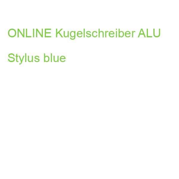 ONLINE Kugelschreiber ALU Stylus blue