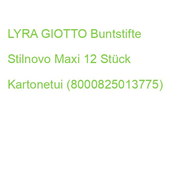 LYRA GIOTTO Buntstifte Stilnovo Maxi 12 Stück Kartonetui (8000825013775)