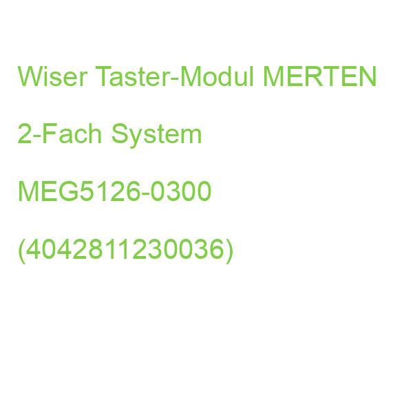 Wiser Taster-Modul MERTEN 2-Fach System MEG5126-0300 (4042811230036)