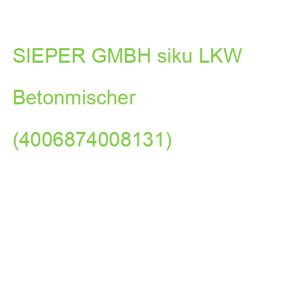 SIEPER siku LKW Betonmischer (4006874008131)