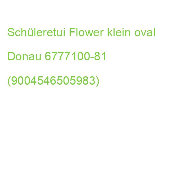 Schüleretui Flower klein oval Donau 6777100-81 (9004546505983)