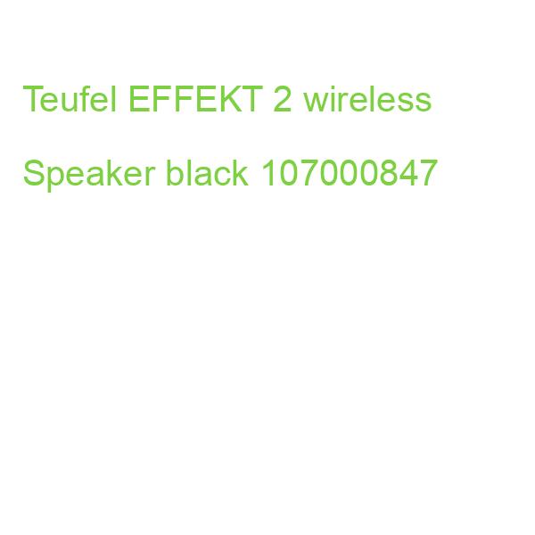 Teufel EFFEKT 2 wireless Speaker black 107000847