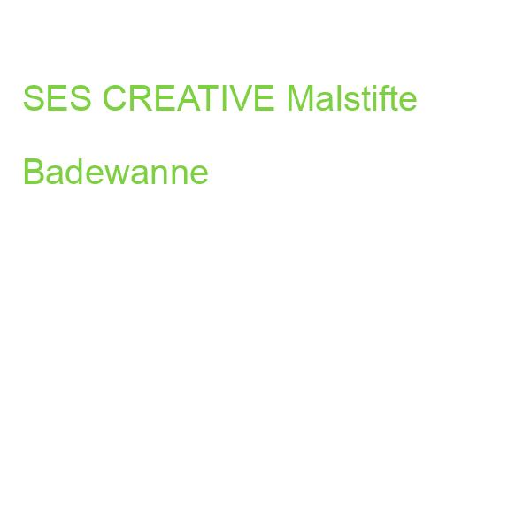 SES CREATIVE Malstifte Badewanne