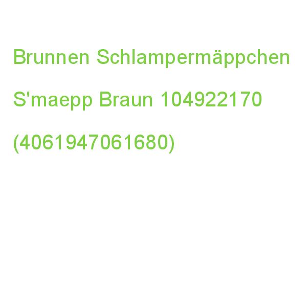 Brunnen Schlampermäppchen S'maepp Braun, 22,0 X 8,0 Cm 104922170 (4061947061680)
