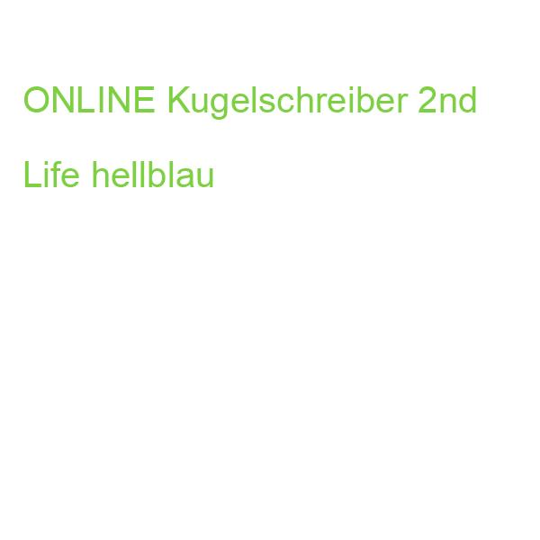 ONLINE Kugelschreiber 2nd Life hellblau