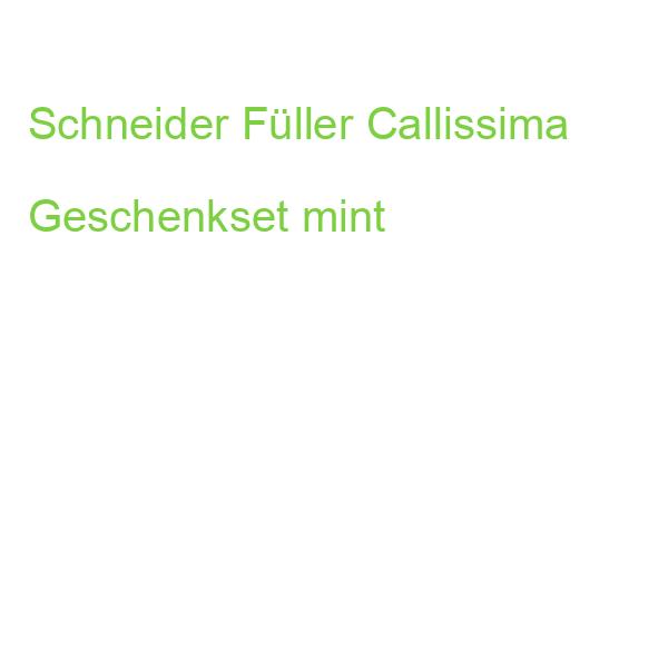 Schneider Füller Callissima Geschenkset mint