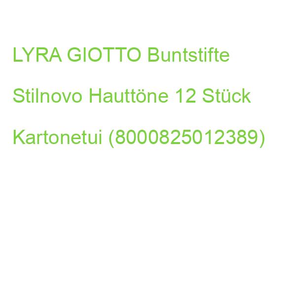 LYRA GIOTTO Buntstifte Stilnovo Hauttöne 12 Stück Kartonetui (8000825012389)