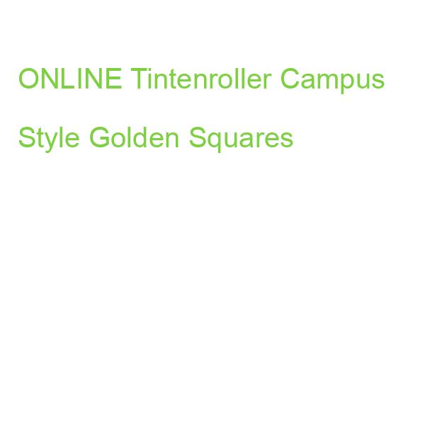 ONLINE Tintenroller Campus Style Golden Squares