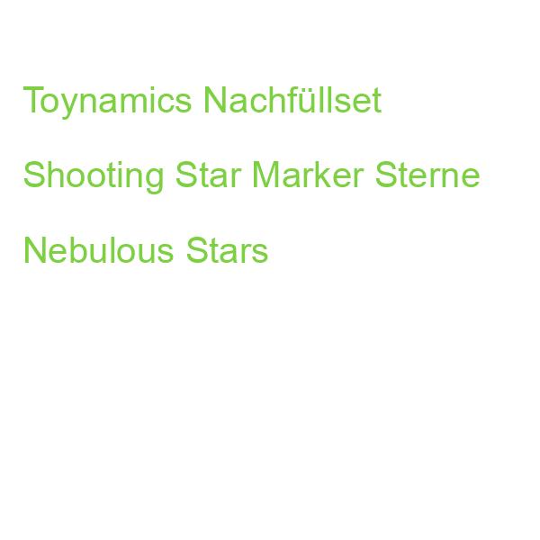 TOYNAMICS Nebulous Stars Nachfüllset Shooting Star Marker Sterne (0694704114356)