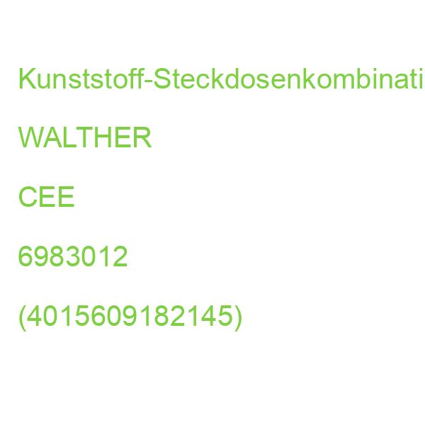 Kunststoff-Steckdosenkombination WALTHER CEE 6983012 (4015609182145)