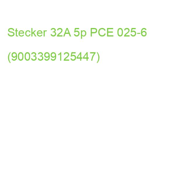 Stecker 32A 5p PCE 025-6 (9003399125447)