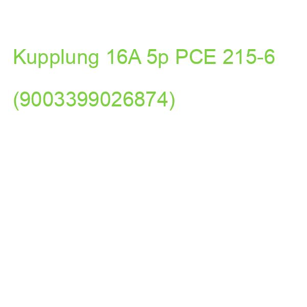 Kupplung 16A 5p PCE 215-6 (9003399026874)