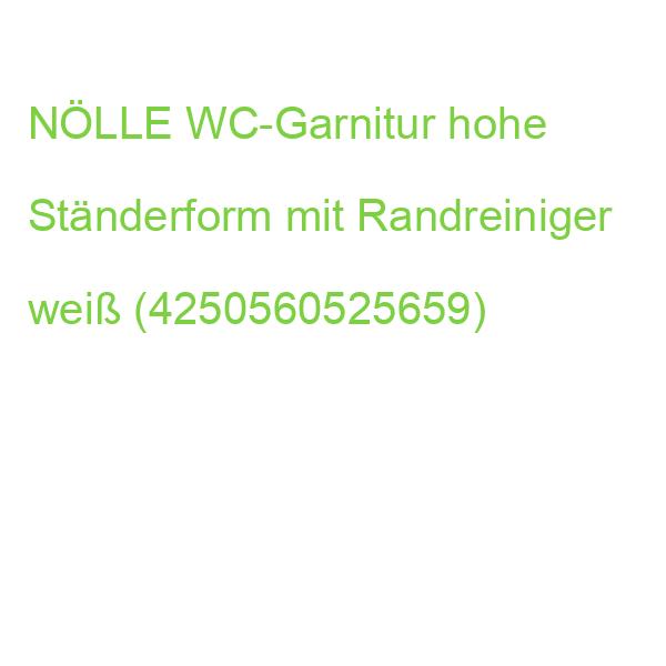 NÖLLE WC-Garnitur hohe Ständerform mit Randreiniger weiß (4250560525659)